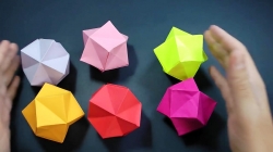 کاردستی با کاغذ رنگی برای کودکان و پیش دبستانی ها